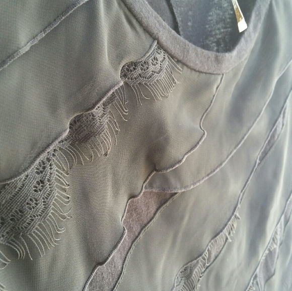 NWOT Lauren Conrad black top - Picture 5 of 7